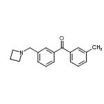 CAS#: 898771-22-7, [3-(1-Azetidinylmethyl)phenyl](3-methylphenyl)methanone