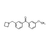 CAS#: 898771-31-8, [3-(1-Azetidinylmethyl)phenyl](3-methoxyphenyl)methanone