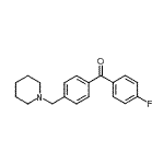CAS#: 898771-43-2, (4-Fluorophenyl)[4-(1-piperidinylmethyl)phenyl]methanone