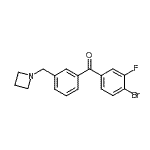 CAS#: 898771-81-8, [3-(1-Azetidinylmethyl)phenyl](4-bromo-3-fluorophenyl)methanone