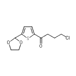 CAS#: 898772-44-6, 4-Chloro-1-[5-(1,3-dioxolan-2-yl)-2-thienyl]-1-butanone