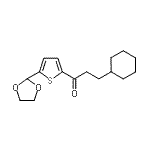 CAS#: 898772-74-2, 3-Cyclohexyl-1-[5-(1,3-dioxolan-2-yl)-2-thienyl]-1-propanone