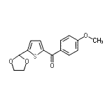 CAS#: 898773-14-3, [5-(1,3-Dioxolan-2-yl)-2-thienyl](4-methoxyphenyl)methanone