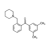 CAS#: 898773-36-9, (3,5-Dimethylphenyl)[2-(1-piperidinylmethyl)phenyl]methanone