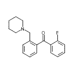 CAS 登录号：898773-48-3， (2-氟苯基)[2-(1-哌啶基甲基)苯基]甲酮