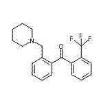 CAS 登录号：898773-51-8， [2-(1-哌啶基甲基)苯基][2-(三氟甲基)苯基]甲酮