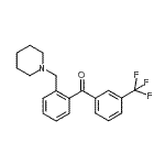 CAS 登录号：898773-53-0， [2-(1-哌啶基甲基)苯基][3-(三氟甲基)苯基]甲酮