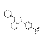 CAS#: 898773-55-2, [2-(1-Piperidinylmethyl)phenyl][4-(trifluoromethyl)phenyl]methanone
