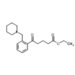 CAS#: 898773-93-8, Ethyl 5-oxo-5-[2-(1-piperidinylmethyl)phenyl]pentanoate