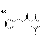 CAS 登录号：898774-01-1， 1-(2,5-二氯苯基)-3-(2-甲氧基苯基)-1-丙酮