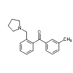 CAS#: 898774-05-5, (3-Methylphenyl)[2-(1-pyrrolidinylmethyl)phenyl]methanone