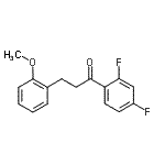 CAS#: 898774-10-2, 1-(2,4-Difluorophenyl)-3-(2-methoxyphenyl)-1-propanone
