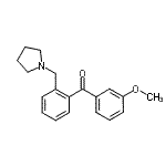CAS#: 898774-14-6, (3-Methoxyphenyl)[2-(1-pyrrolidinylmethyl)phenyl]methanone
