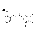 CAS#: 898774-19-1, 3-(2-Methoxyphenyl)-1-(3,4,5-trifluorophenyl)-1-propanone