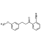 CAS#: 898774-49-7, 2-[3-(3-Methoxyphenyl)propanoyl]benzonitrile