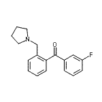 CAS#: 898774-53-3, (3-Fluorophenyl)[2-(1-pyrrolidinylmethyl)phenyl]methanone