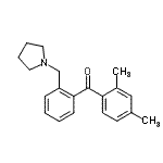 CAS#: 898774-59-9, (2,4-Dimethylphenyl)[2-(1-pyrrolidinylmethyl)phenyl]methanone