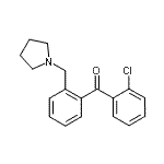 CAS 登录号：898774-75-9， (2-氯苯基)[2-(1-吡咯烷基甲基)苯基]甲酮
