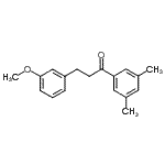 CAS 登录号：898774-84-0， 1-(3,5-二甲基苯基)-3-(3-甲氧基苯基)-1-丙酮