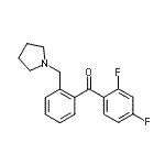 CAS#: 898775-03-6, (2,4-Difluorophenyl)[2-(1-pyrrolidinylmethyl)phenyl]methanone