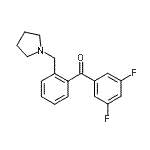 CAS#: 898775-09-2, (3,5-Difluorophenyl)[2-(1-pyrrolidinylmethyl)phenyl]methanone