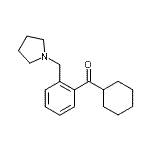 CAS 登录号：898775-24-1， 环己基[2-(1-吡咯烷基甲基)苯基]甲酮