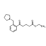 CAS#: 898775-30-9, Ethyl 5-oxo-5-[2-(1-pyrrolidinylmethyl)phenyl]pentanoate