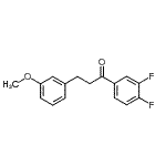 CAS#: 898775-31-0, 1-(3,4-Difluorophenyl)-3-(3-methoxyphenyl)-1-propanone