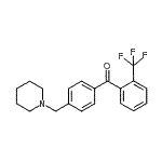 CAS#: 898775-32-1, [4-(1-Piperidinylmethyl)phenyl][2-(trifluoromethyl)phenyl]methanone