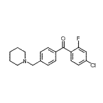 CAS#: 898775-50-3, (4-Chloro-2-fluorophenyl)[4-(1-piperidinylmethyl)phenyl]methanone