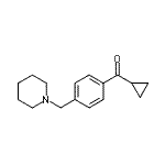 CAS#: 898775-71-8, Cyclopropyl[4-(1-piperidinylmethyl)phenyl]methanone