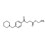 CAS 登录号：898775-79-6， 乙基4-氧代-4-[4-(1-哌啶基甲基)苯基]丁酸酯