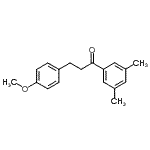 CAS 登录号：898775-90-1， 1-(3,5-二甲基苯基)-3-(4-甲氧基苯基)-1-丙酮