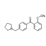 CAS 登录号：898775-97-8， (2-甲氧基苯基)[4-(1-吡咯烷基甲基)苯基]甲酮