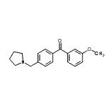 CAS#: 898775-99-0, (3-Methoxyphenyl)[4-(1-pyrrolidinylmethyl)phenyl]methanone