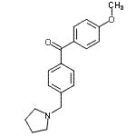 CAS 登录号：898776-01-7， (4-甲氧基苯基)[4-(1-吡咯烷基甲基)苯基]甲酮