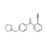 CAS#: 898776-03-9, 2-[4-(1-Pyrrolidinylmethyl)benzoyl]benzonitrile