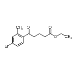 CAS#: 898776-94-8, Ethyl 5-(4-bromo-2-methylphenyl)-5-oxopentanoate
