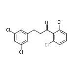 CAS 登录号：898777-47-4， 1-(2,6-二氯苯基)-3-(3,5-二氯苯基)-1-丙酮