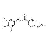 CAS#: 898777-84-9, 1-[4-(Methylsulfanyl)phenyl]-3-(3,4,5-trifluorophenyl)-1-propanone