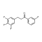 CAS#: 898777-94-1, 1-(3-Fluorophenyl)-3-(3,4,5-trifluorophenyl)-1-propanone