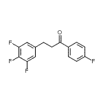 CAS#: 898777-96-3, 1-(4-Fluorophenyl)-3-(3,4,5-trifluorophenyl)-1-propanone