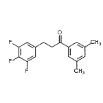 CAS#: 898778-12-6, 1-(3,5-Dimethylphenyl)-3-(3,4,5-trifluorophenyl)-1-propanone