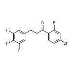 CAS#: 898778-39-7, 1-(4-Bromo-2-fluorophenyl)-3-(3,4,5-trifluorophenyl)-1-propanone