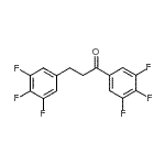 CAS#: 898778-68-2, 1,3-Bis(3,4,5-trifluorophenyl)-1-propanone