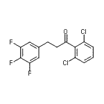 CAS 登录号：898778-70-6， 1-(2,6-二氯苯基)-3-(3,4,5-三氟苯基)-1-丙酮