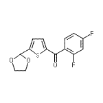 CAS#: 898778-76-2, (2,4-Difluorophenyl)[5-(1,3-dioxolan-2-yl)-2-thienyl]methanone