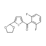 CAS#: 898778-80-8, (2,6-Difluorophenyl)[5-(1,3-dioxolan-2-yl)-2-thienyl]methanone