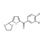 CAS#: 898778-82-0, (3,4-Difluorophenyl)[5-(1,3-dioxolan-2-yl)-2-thienyl]methanone
