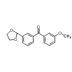 CAS#: 898778-89-7, [3-(1,3-Dioxolan-2-yl)phenyl](3-methoxyphenyl)methanone